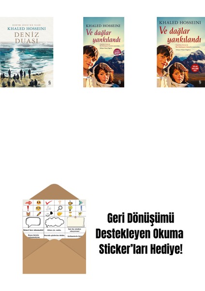 Deniz Duası + ve Dağlar Yankılandı (Midi Boy) + ve Dağlar Yankılandı + Okuma Sticker'ları