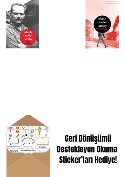 Melih Cevdet Anday - Bütün Şiirleri (Ciltli) + Barem Kanunu + Okuma Sticker'ları