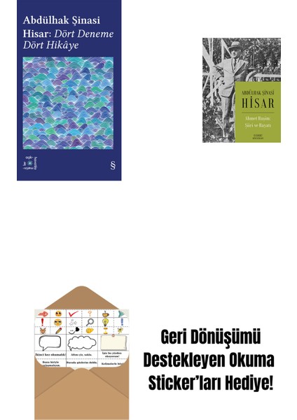 Everest Açıkhava 42 - Dört Deneme Dört Hikâye + Ahmet Haşim: Şiiri ve Hayatı + Okuma Sticker'ları