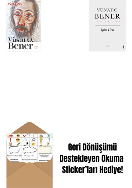 Yabancı + Ipin Ucu (Ciltli) + Okuma Sticker'ları