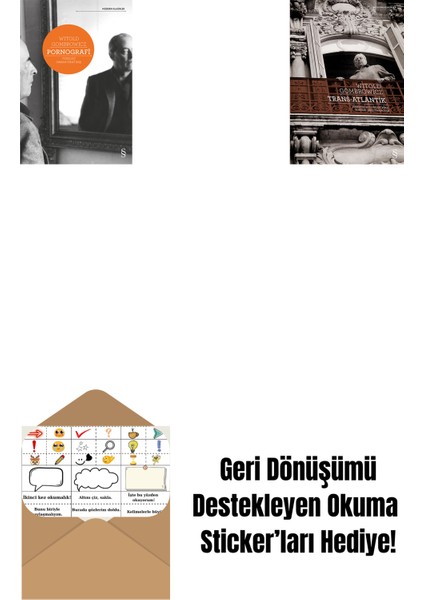 Pornografi + Trans-Atlantik + Okuma Sticker'ları