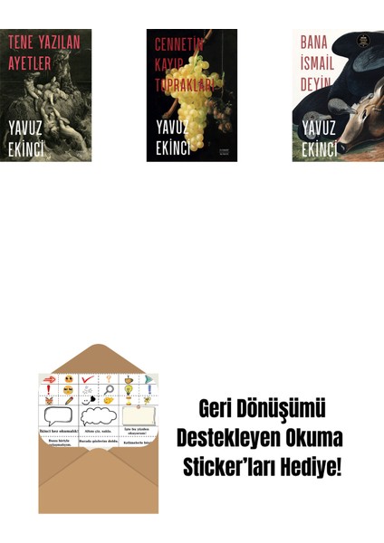 Tene Yazılan Ayetler + Cennetin Kayıp Toprakları + Bana Ismail Deyin + Okuma Sticker'ları