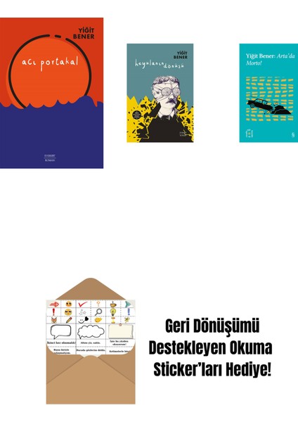 Acı Portakal + Heyulanın Dönüşü + Everest Açıkhava 32 - Arta’da Morto! + Okuma Sticker'ları