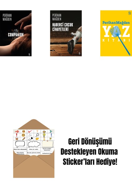 The Companion + Haberci Çocuk Cinayetleri + Yaz Kitabı + Okuma Sticker'ları