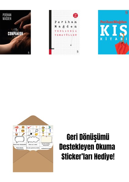 The Companion + Tehlikeli Temayüller + Kış Kitabı + Okuma Sticker'ları