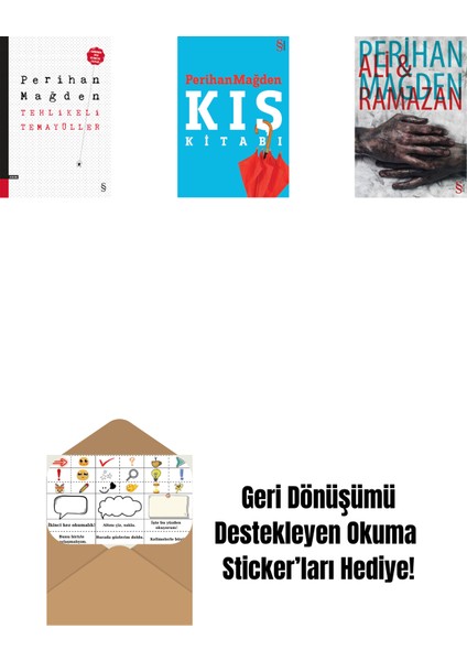 Tehlikeli Temayüller + Kış Kitabı + Ali And Ramazan + Okuma Sticker'ları