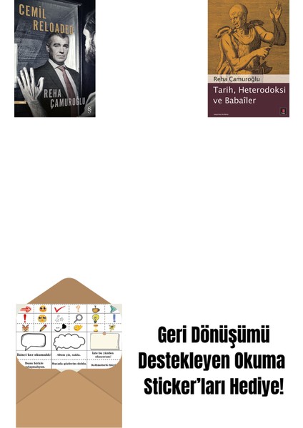 Cemil Reloaded + Tarih, Heterodoksi ve Babailer + Okuma Sticker'ları