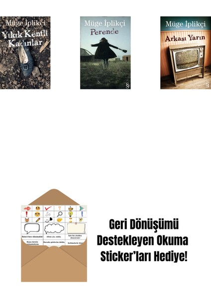 Yıkık Kentli Kadınlar + Perende + Arkası Yarın + Okuma Sticker'ları