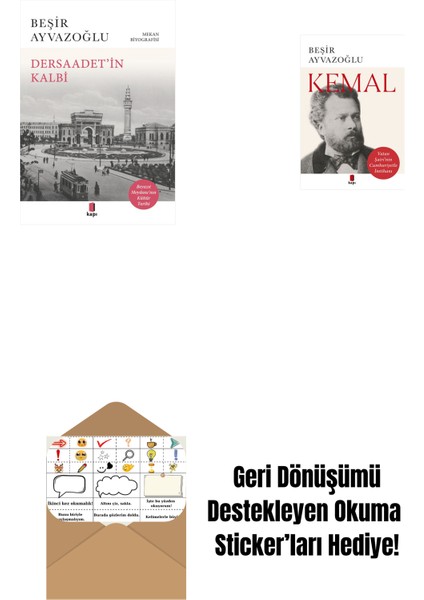 Dersaadet’i̇n Kalbi + Kemal + Okuma Sticker'ları