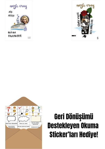 Aşk Artık Burada Oturmuyor + Sinek Valesi Nizamettin + Okuma Sticker'ları