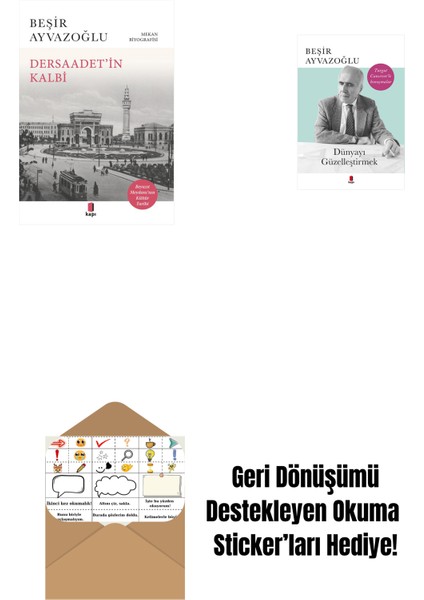 Dersaadet’i̇n Kalbi + Dünyayı Güzelleştirmek + Okuma Sticker'ları