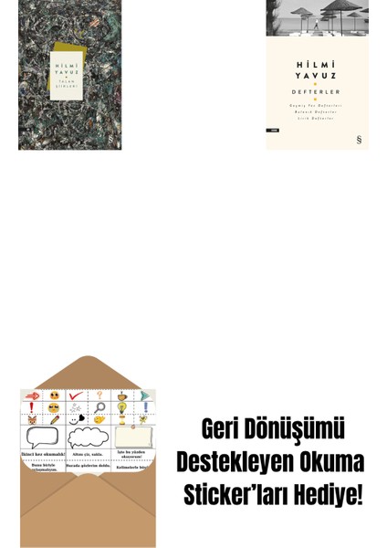 Talan Şiirleri (Ciltli) + Defterler + Okuma Sticker'ları