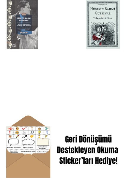 Kuyrukluyıldız Altında Bir Izdivaç (Cep Boy) + Tebessüm-I Elem + Okuma Sticker'ları