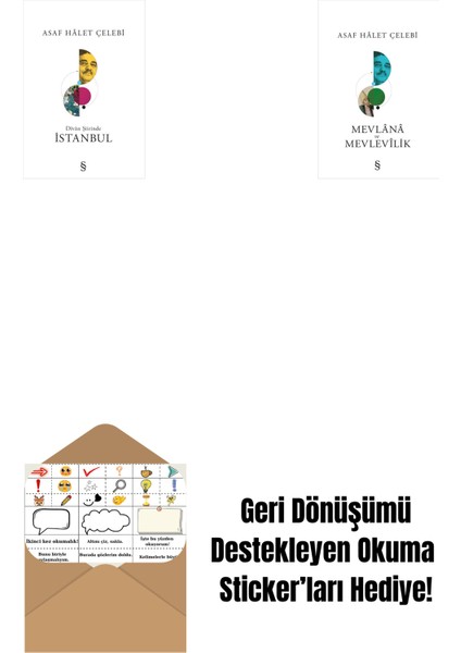 Divan Şiirinde Istanbul + Mevlana ve Mevlevilik + Okuma Sticker'ları