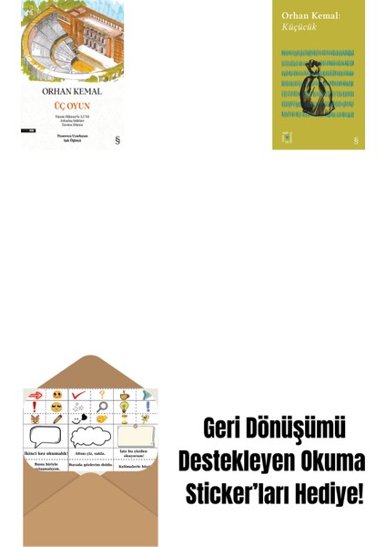 Üç Oyun + Everest Açıkhava 13 - Küçücük + Okuma Sticker'ları