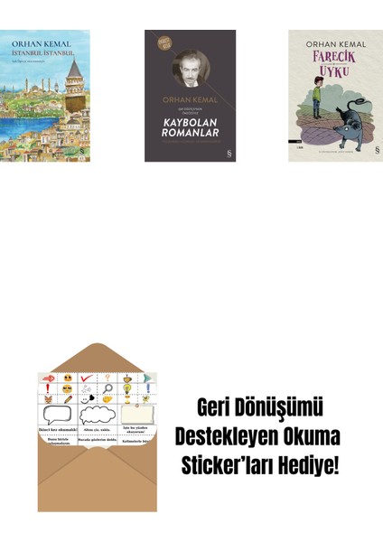 Istanbul Istanbul (Ciltli) + Kaybolan Romanlar + Farecik Uyku + Okuma Sticker'ları