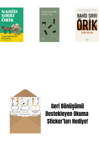 Vatan Beldelerine Seyahatler + Everest Açıkhava 29 - Kedilere Dair + Resim Yazıları + Okuma Sticker'ları