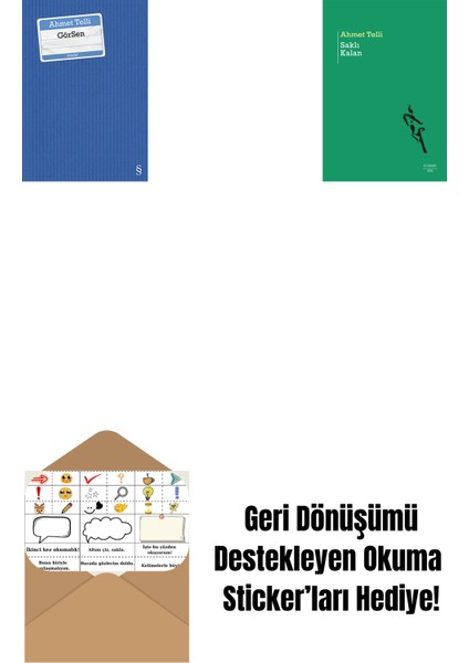 Görsen + Saklı Kalan + Okuma Sticker'ları