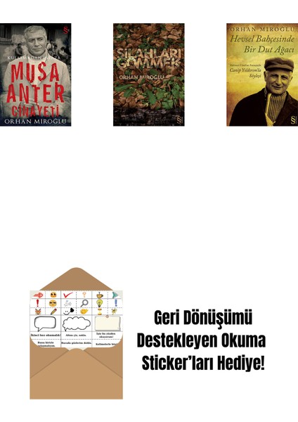 Musa Anter Cinayeti + Silahları Gömmek + Hevsel Bahçesinde Bir Dut Ağacı + Okuma Sticker'ları