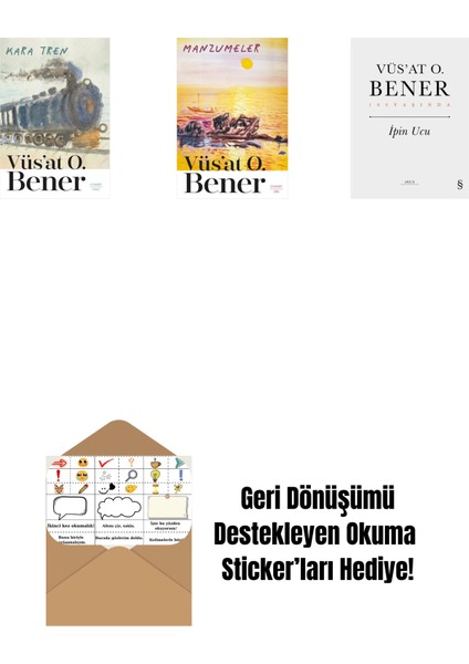 Kara Tren + Manzumeler + Ipin Ucu (Ciltli) + Okuma Sticker'ları