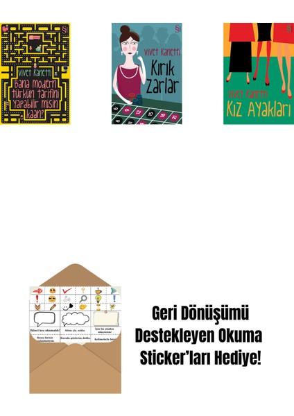 Bana Modern Türkün Tarifini Yapabilir Misin Kaan? + Kırık Zarlar + Kız Ayakları + Okuma Sticker'ları