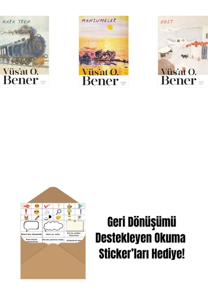 Kara Tren + Manzumeler + Dost + Okuma Sticker'ları