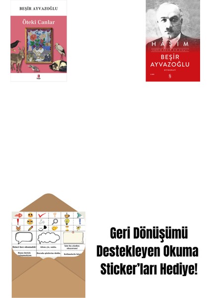 Öteki Canlar + Haşim (Ciltli) + Okuma Sticker'ları