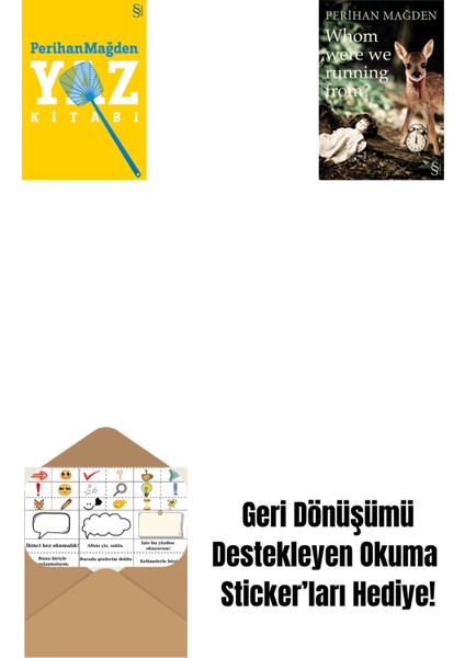 Yaz Kitabı + Whom Were We Running From? + Okuma Sticker'ları