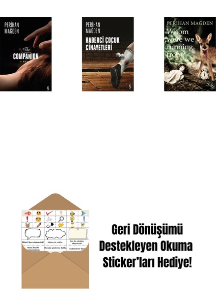 The Companion + Haberci Çocuk Cinayetleri + Whom Were We Running From? + Okuma Sticker'ları