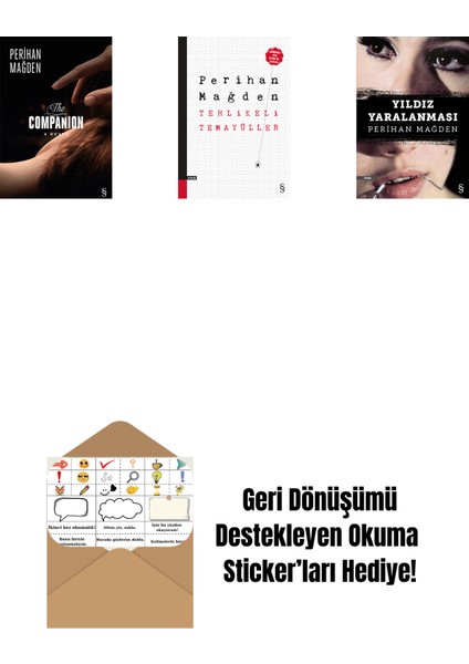 The Companion + Tehlikeli Temayüller + Yıldız Yaralanması + Okuma Sticker'ları