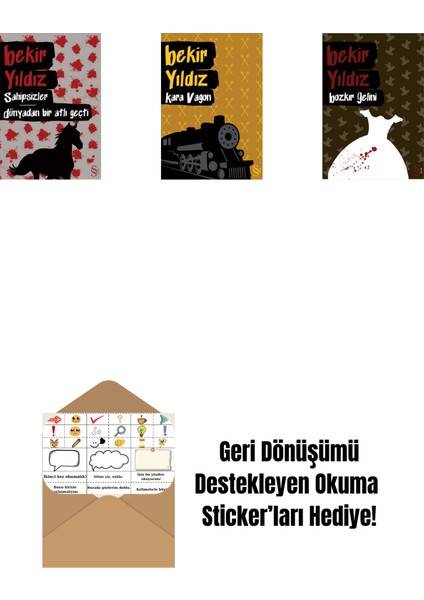 Sahipsizler - Dünyadan Bir Atlı Geçti + Kara Vagon + Bozkır Gelini + Okuma Sticker'ları