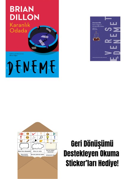 Karanlık Odada + Denemecilik + Okuma Sticker'ları