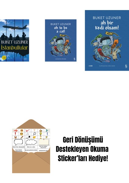 Istanbullular + Oh To Be A Cat! + Ah Bir Kedi Olsam! + Okuma Sticker'ları