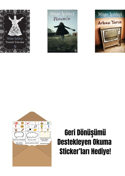 Transit Yolcular + Perende + Arkası Yarın + Okuma Sticker'ları