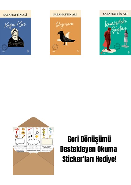 Kağnı / Ses + Değirmen + Içimizdeki Şeytan + Okuma Sticker'ları
