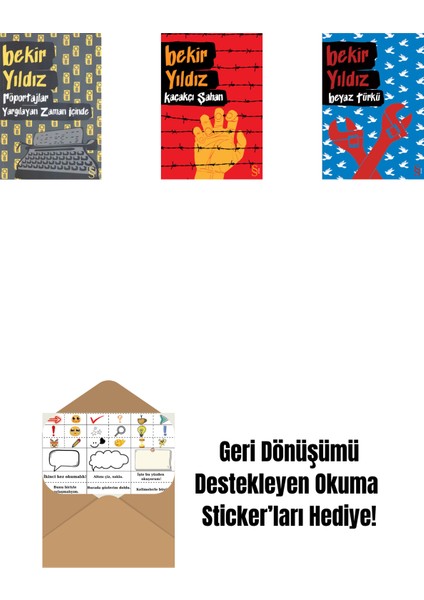 Röportajlar: Yargılayan Zaman Içinde + Kaçakçı Şahan + Beyaz Türkü + Okuma Sticker'ları