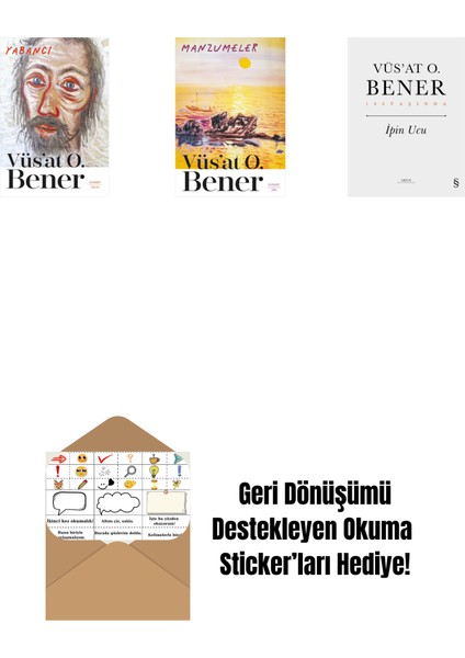 Yabancı + Manzumeler + Ipin Ucu (Ciltli) + Okuma Sticker'ları