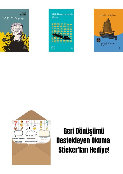Heyulanın Dönüşü + Everest Açıkhava 32 - Arta’da Morto! + Öteki Düşler + Okuma Sticker'ları