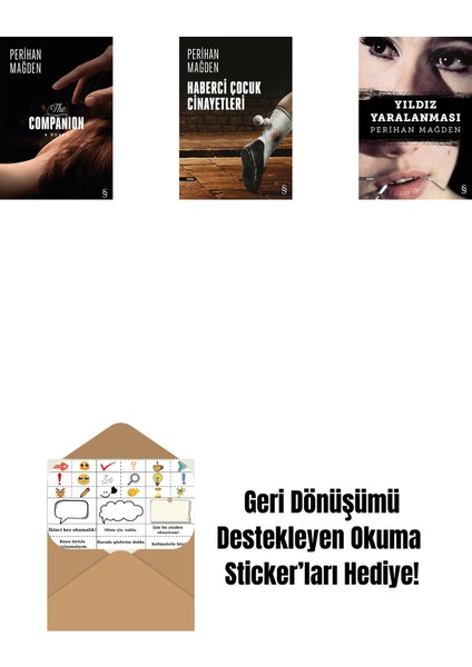The Companion + Haberci Çocuk Cinayetleri + Yıldız Yaralanması + Okuma Sticker'ları