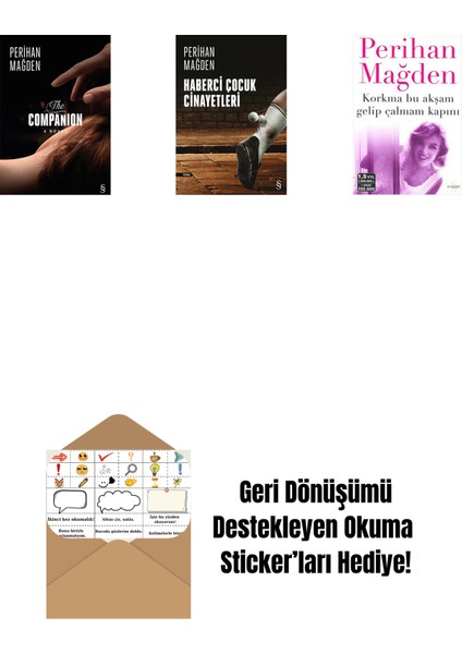 The Companion + Haberci Çocuk Cinayetleri + Korkma Bu Akşam Gelip Çalmam Kapını + Okuma Sticker'ları