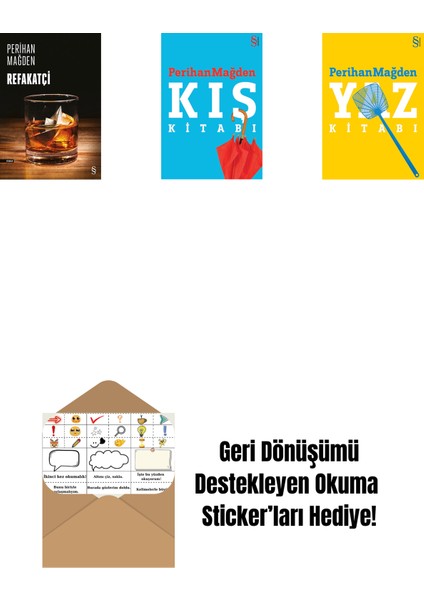 Refakatçi + Kış Kitabı + Yaz Kitabı + Okuma Sticker'ları