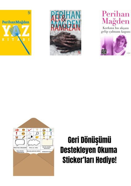 Yaz Kitabı + Ali And Ramazan + Korkma Bu Akşam Gelip Çalmam Kapını + Okuma Sticker'ları