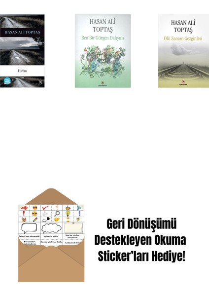Heba (Midi Boy) + Ben Bir Gürgen Dalıyım + Ölü Zaman Gezginleri + Okuma Sticker'ları