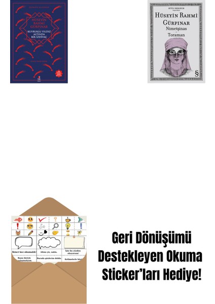 Kuyruklu Yıldız Altında Bir Izdivaç + Nimetşinas - Toraman + Okuma Sticker'ları