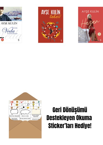 Veda (Midi Boy) + Taksiii + Hazan + Okuma Sticker'ları