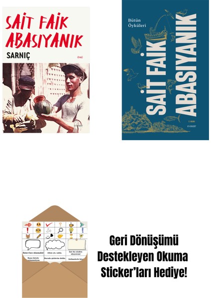 Sarnıç + Bütün Öyküleri - Sait Faik Abasıyanık (Ciltli) + Okuma Sticker'ları