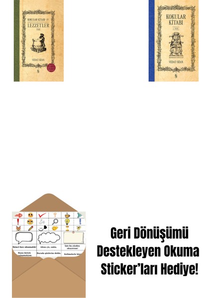 Kokular Kitabı - Iv (Ciltli) + Kokular Kitabı - I (Ciltli) + Okuma Sticker'ları