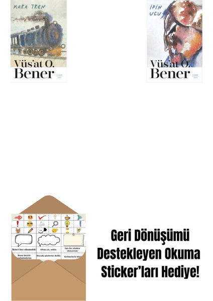 Kara Tren + Ipin Ucu + Okuma Sticker'ları