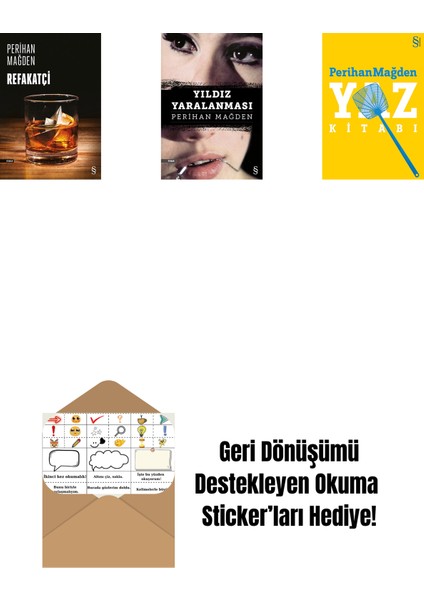 Refakatçi + Yıldız Yaralanması + Yaz Kitabı + Okuma Sticker'ları