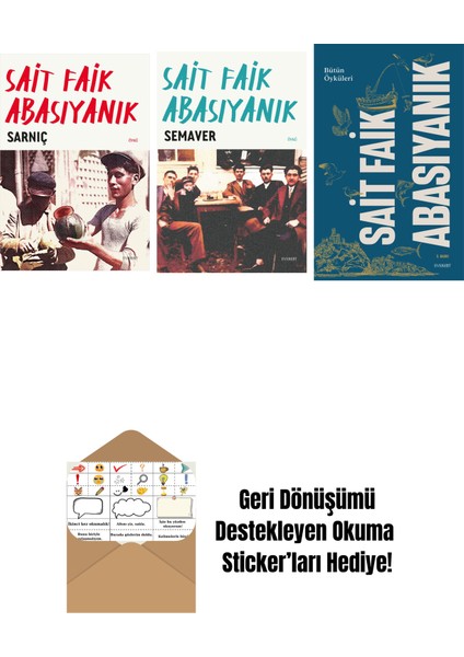 Sarnıç + Semaver + Bütün Öyküleri - Sait Faik Abasıyanık + Okuma Sticker'ları